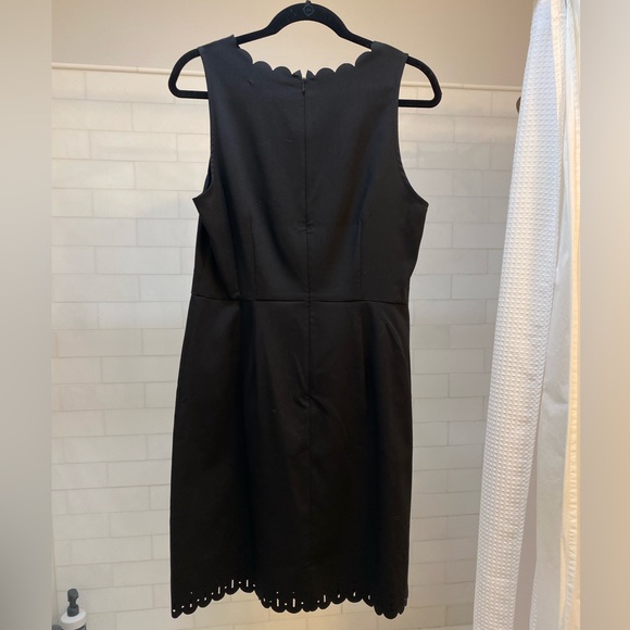 LOFT Black Shift Dress with cutout detail - Picture 2 of 5